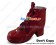 Wine Red Satin Lace Ruffle Chunky Princess Lolita Short Boots