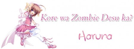 Kore wa Zombie Desu ka Cosplay Haruna Pink Dress