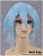 Light Blue Short Wig Layered Cosplay Wig