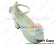 Mirror White Chunky Bows Ruffle Princess Lolita Shoes