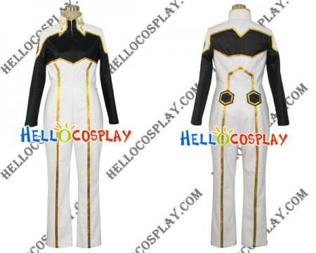 Code Geass Suzaku Kururugi Cosplay Costume Jumpsuit