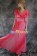 Party Cosplay Pink Red Chiffon Ball Gown Formal Dress Costume