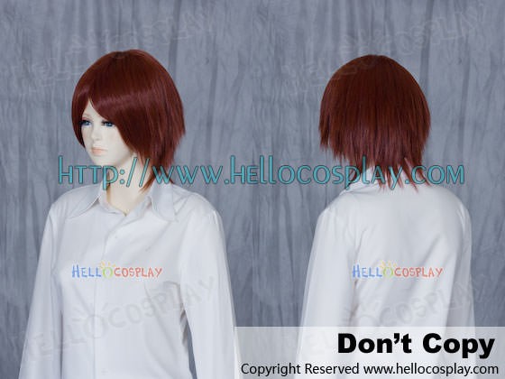 brown short cosplay wig
