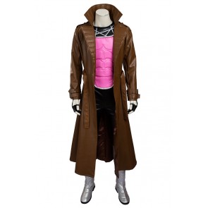 X Men Gambit Remy LeBeau Cosplay Costume Uniform