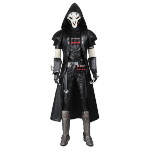 Overwatch Reaper Cosplay Costume Uniform