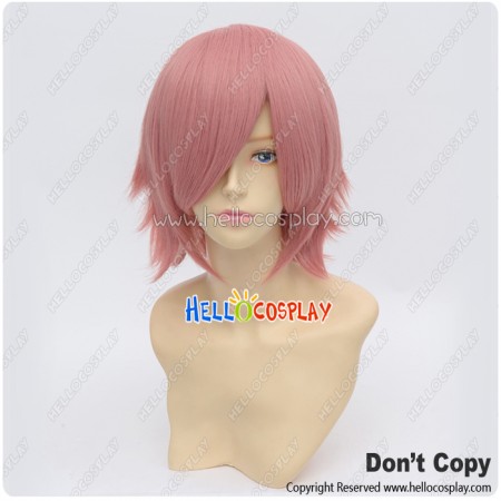 Wig 30CM Cosplay Layered Short Smoke Pink Universal