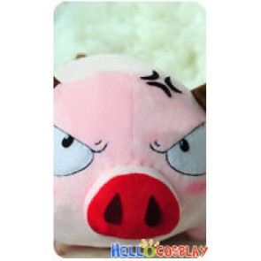 Peacemaker Kurogane Cosplay Souji Okita Piglet Saizo Plush Doll