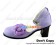Matt Purple Alice Flower Ankle Strap Chunky Sweet Lolita Shoes