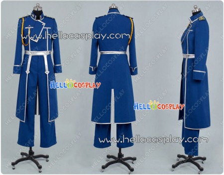 Full Metal Alchemist Roy Mustang Cosplay Costume