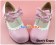 Pink White Bow Straps Ruffle Chunky Princess Lolita Shoes