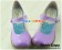 Mirror Purple Instep Strap Chunky Punk Lolita Shoes