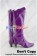 Sailor Moon Cosplay Shoes Sailor Saturn Boots Purple