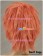 Orange Pink Short Wig Layered Cosplay Wig