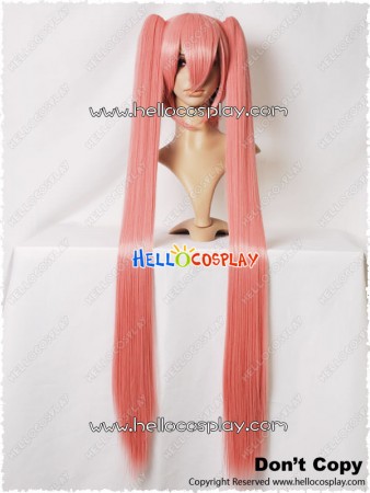 Vocaloid 2 Hatsune Miku Pink Cosplay Wig Ponytail Wig