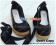 Black NaNa Satin Strap Platform Punk Lolita Shoes