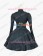 Victorian Lolita Steampunk Military Coat Gothic Lolita Dress Black