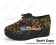 Leopard Shoelace Lace Up Platform Punk Lolita Shoes