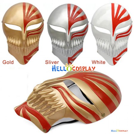 Ichigo Whole Face Hollow Mask - Gold Color