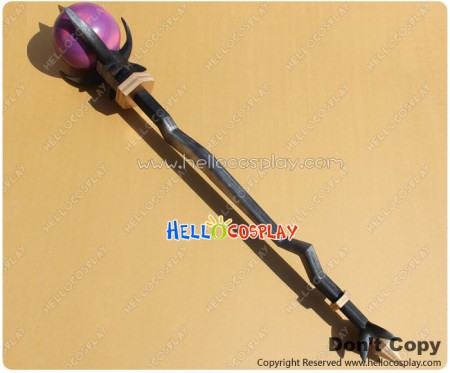 League Of Legends LOL Cosplay Karthus Stick Weapon Purple Ball