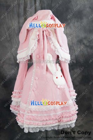 Sweet Bunny Lolita Dress Cape Jacket Cosplay Costume