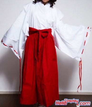 Inuyasha Kikyo Kimono Cosplay Costume