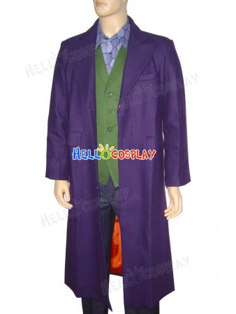 Purple Trench Coat Halloween Cosplay Costume