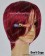 Free Iwatobi Swim Club Cosplay Rin Matsuoka Dark Red Wig