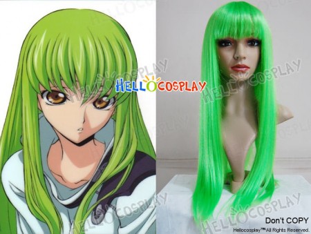 Code Geass Cosplay C.C Wig