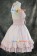 Gothic Lolita Dress Cosplay Costume Cute Light Pink