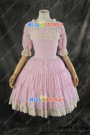 Gothic Lolita Dress Lace Princess Cosplay Costume