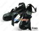 Black Satin Bow Ankle Strap Chunky Sweet Lolita Shoes
