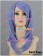 Blue Purple Cosplay Wavy Wig